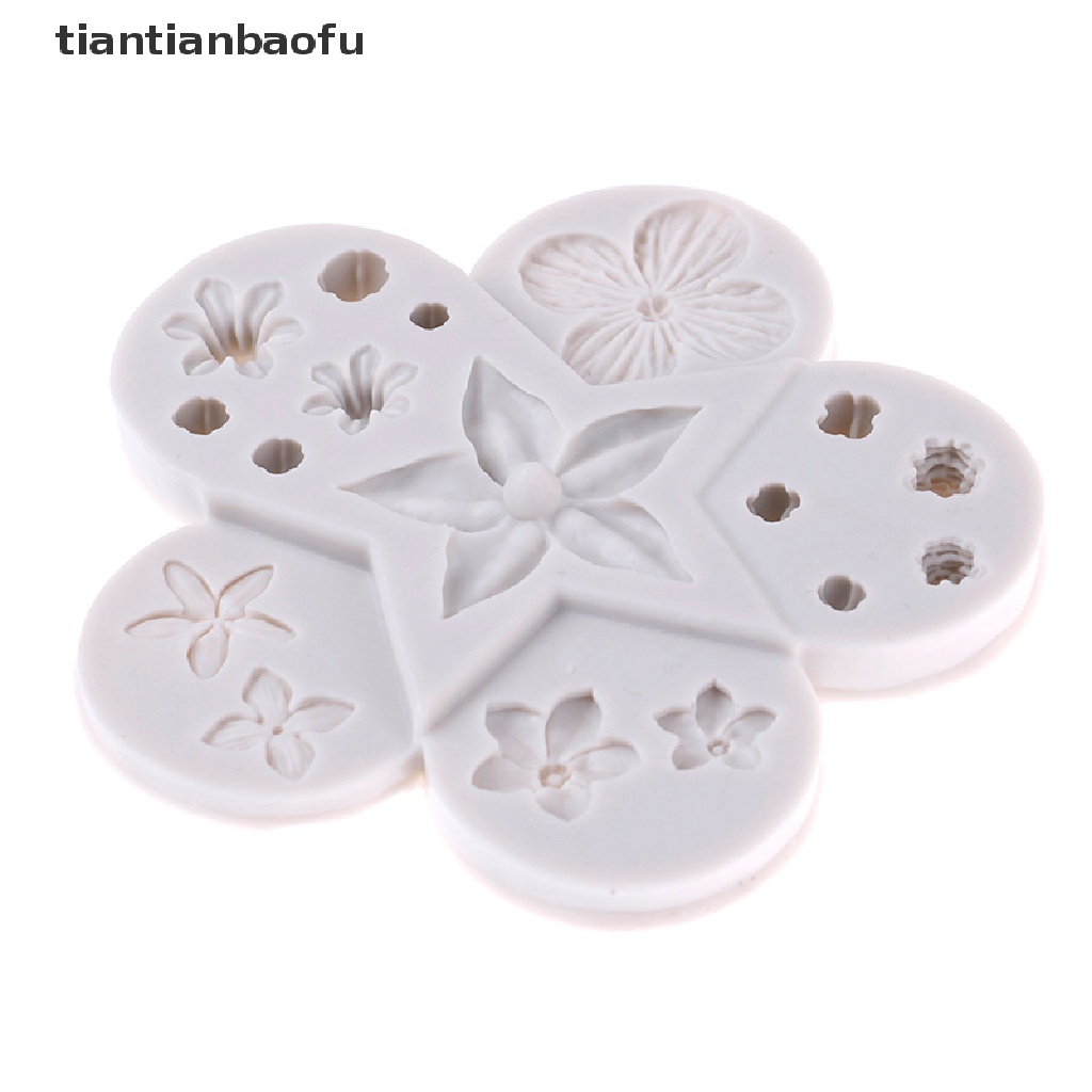 [tiantianbaofu] Flower silicone mold fondant mold cake decorating tool chocolate gumpaste mold Boutique