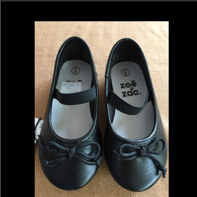 Zoe&Zac Fae Flat Black Ngo Noir, sepatu anak perempuan, super gemes dan nyaman