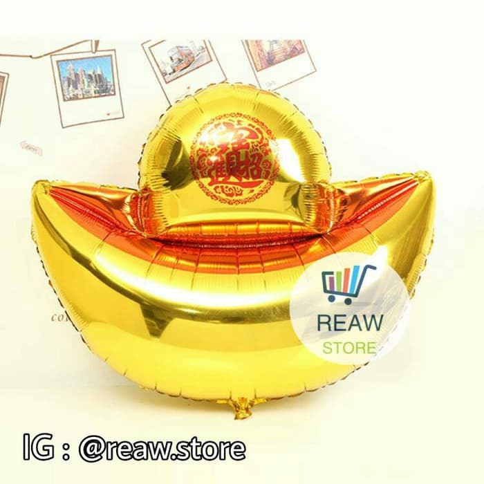 BEST SELLING - Balon Foil Uang Emas Kuno / Uang Kuno - LUXURY