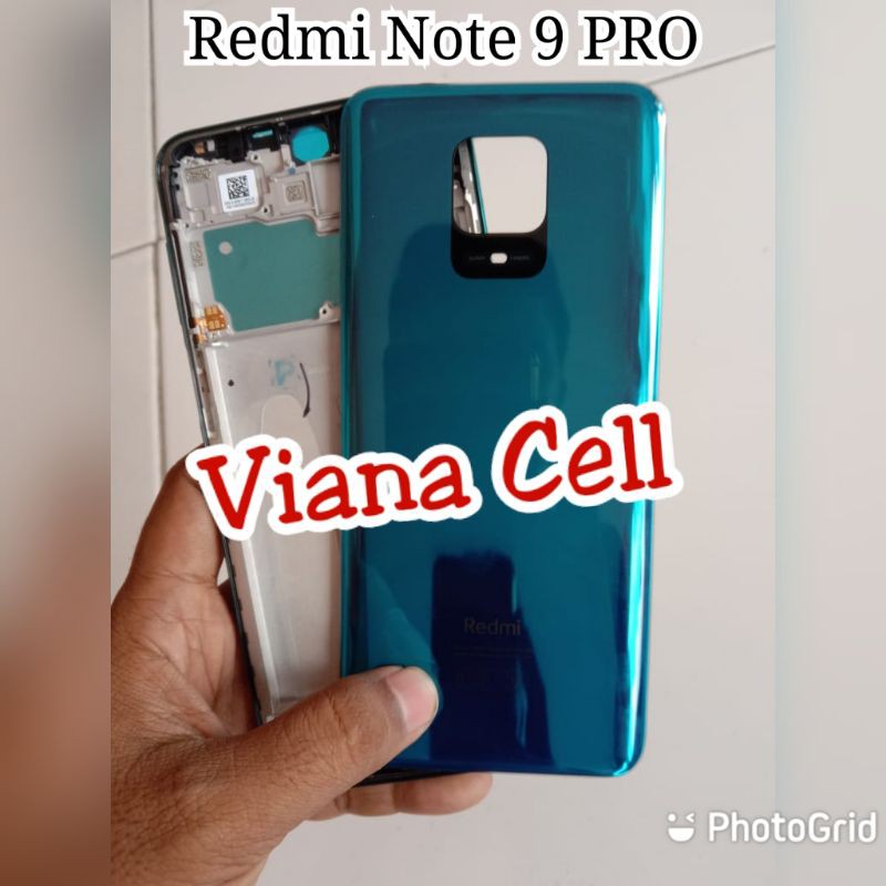 Casing housing kesing fullset Xiaomi Redmi Note 9 Pro original