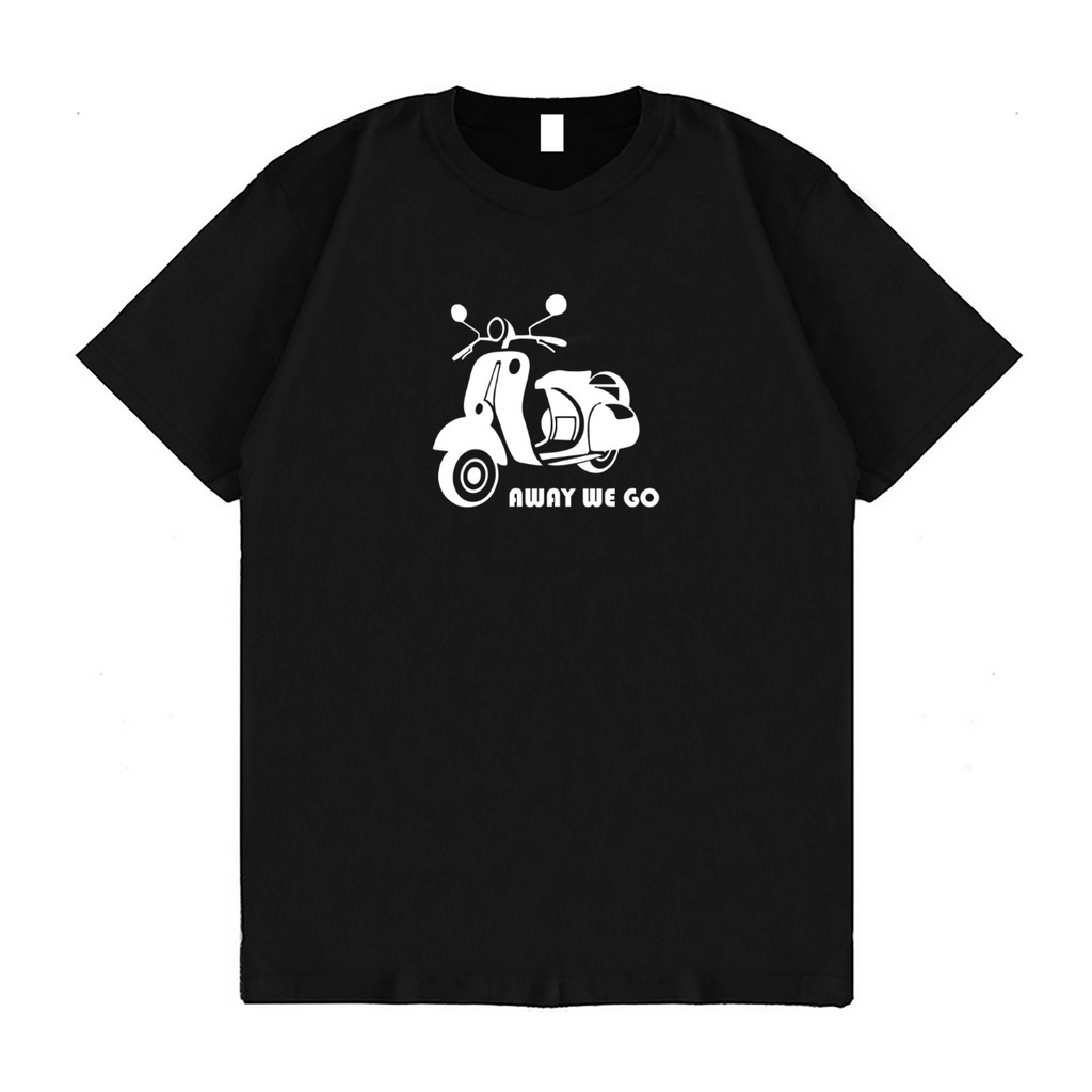 KAOS OVERSIZE VESPA ON MY WAY T-SHIRT