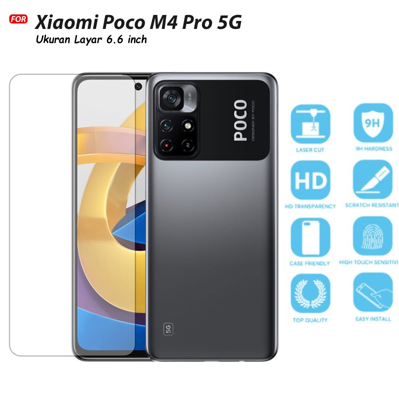 Tempered Glass Poco M4 Pro - Tempered Glass Premium Quality