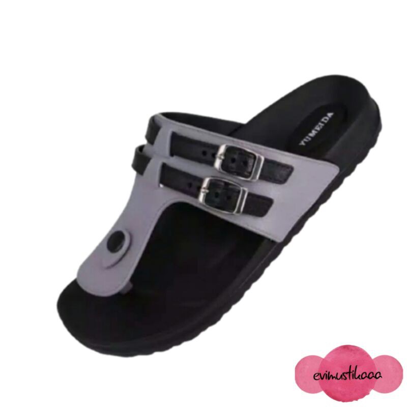 Yumaida LD9102 - Sendal karet Jepit Wanita Yumaida Model Gesper Size 36 - 41