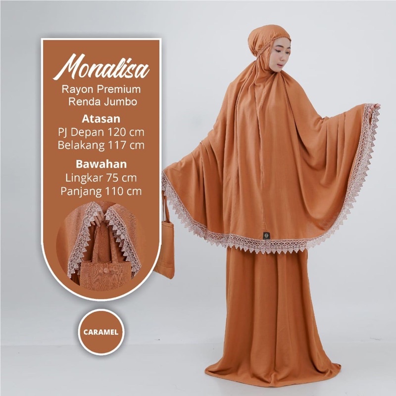 mukena dewasa rayon polos mukena bali renda monalisa mukena premium jumbo