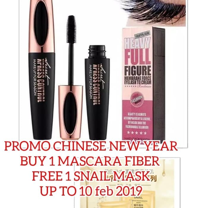 mascara 4D Silk Fiber Eyelash Mascara    terbaru