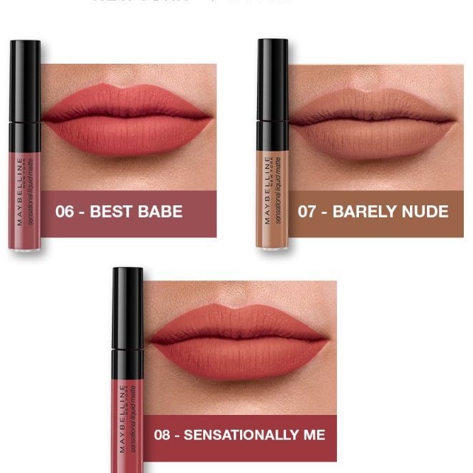 Promoo!!! Maybelline Color Sensational Liquid Lipstick Matte Make Up Matte Lipcream