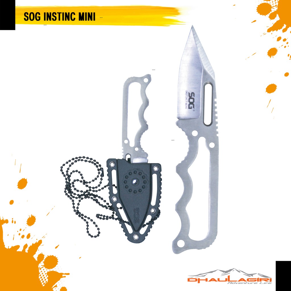 PISAU SOG INSTINCT MINI KNIFE SURVIVAL CAMPING OUTDOOR