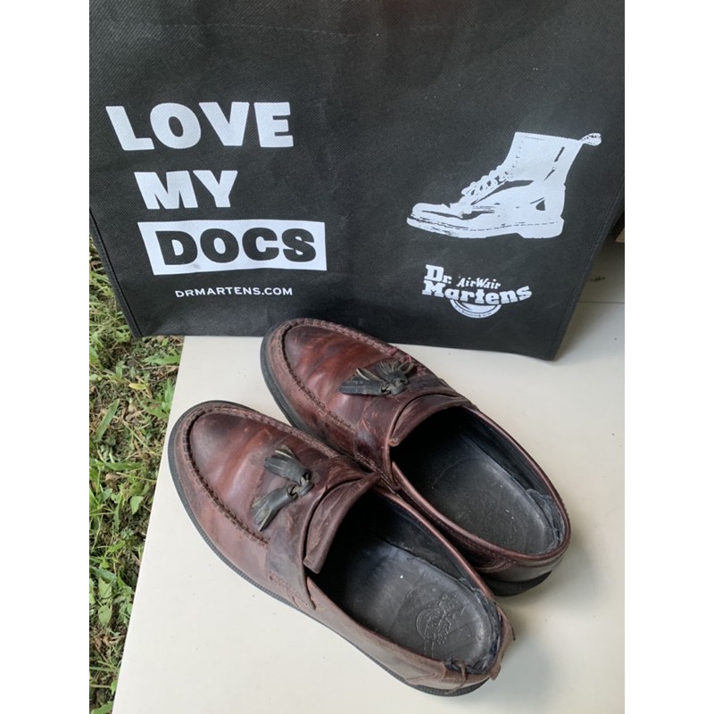 PRELOVED dr martens cherry red uk 43 ORIGINAL 100%