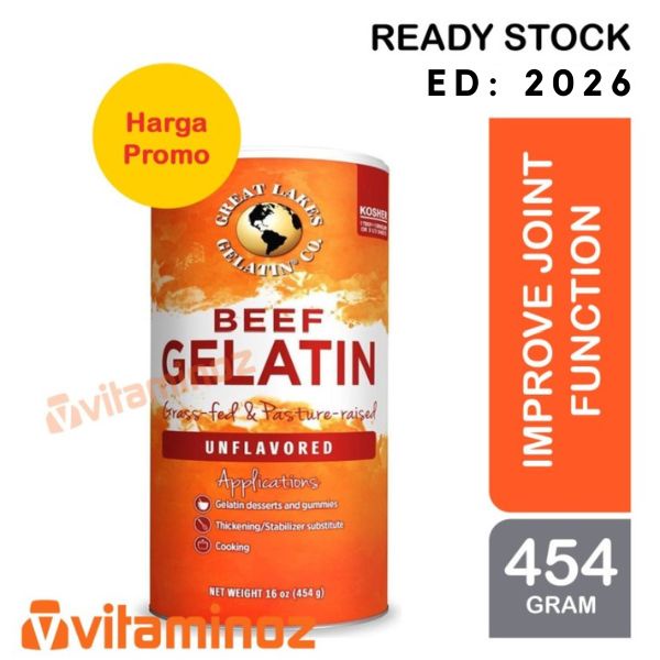 Jual Great Lakes Beef Gelatin Unflavored Collagen for Joint Care 454