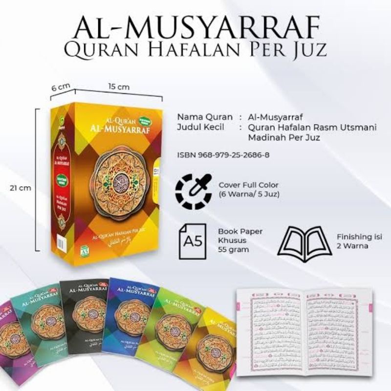 Al Quran Al Musyarraf - Al Quran Rasm Utsmani Madinah Perjuz