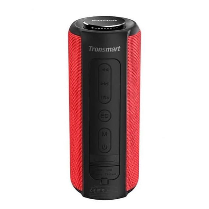 ❗ GROSIR HOLDER HP❗ TRONSMART ELEMENT T6 PLUS PORTABLE BLUETOOTH SPEAKER BLACK RED ORIGINA STOK