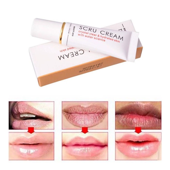 BEAUTY JAYA - BISA COD -  SCRU CREAM ORIGINAL 100% / SCRUB CREAM BIBIR KERING DAN BIBIR PECAH PECAH