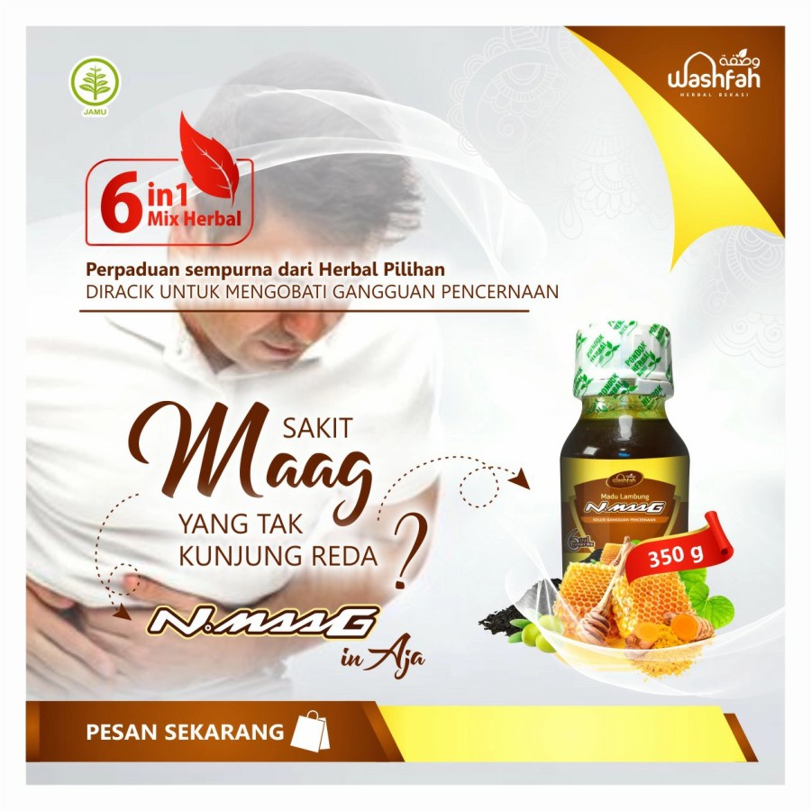 

Madu maag asam lambung N-Maag 6 in 1