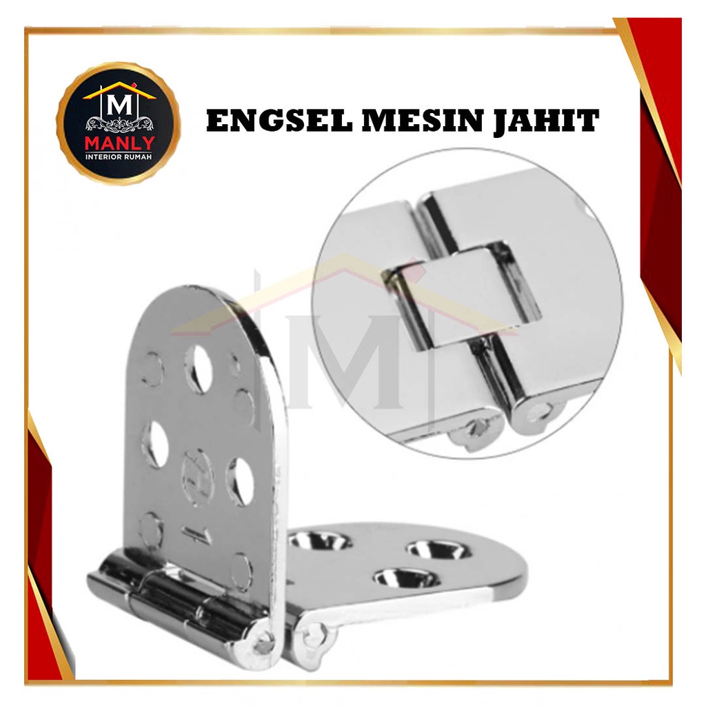 Engsel Meja Lipat/ Mesin Jahit Silver dan Gold / Engsel Jahit  (1 PCS)