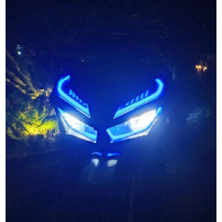 Lampu Alis LED 30cm  Flexsibel LED Waterproof Lentur Tahan Panas Motor/Mobil 1 Warna Tidak Berbintik 1pcs