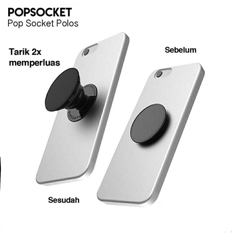 Popsocket Polos / Pop Socket Hp / Popsocket Handphone Image 3
