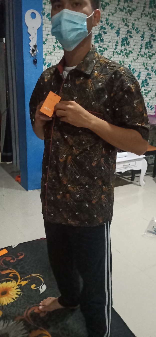 Aikido Kemeja Pria Lengan Pendek