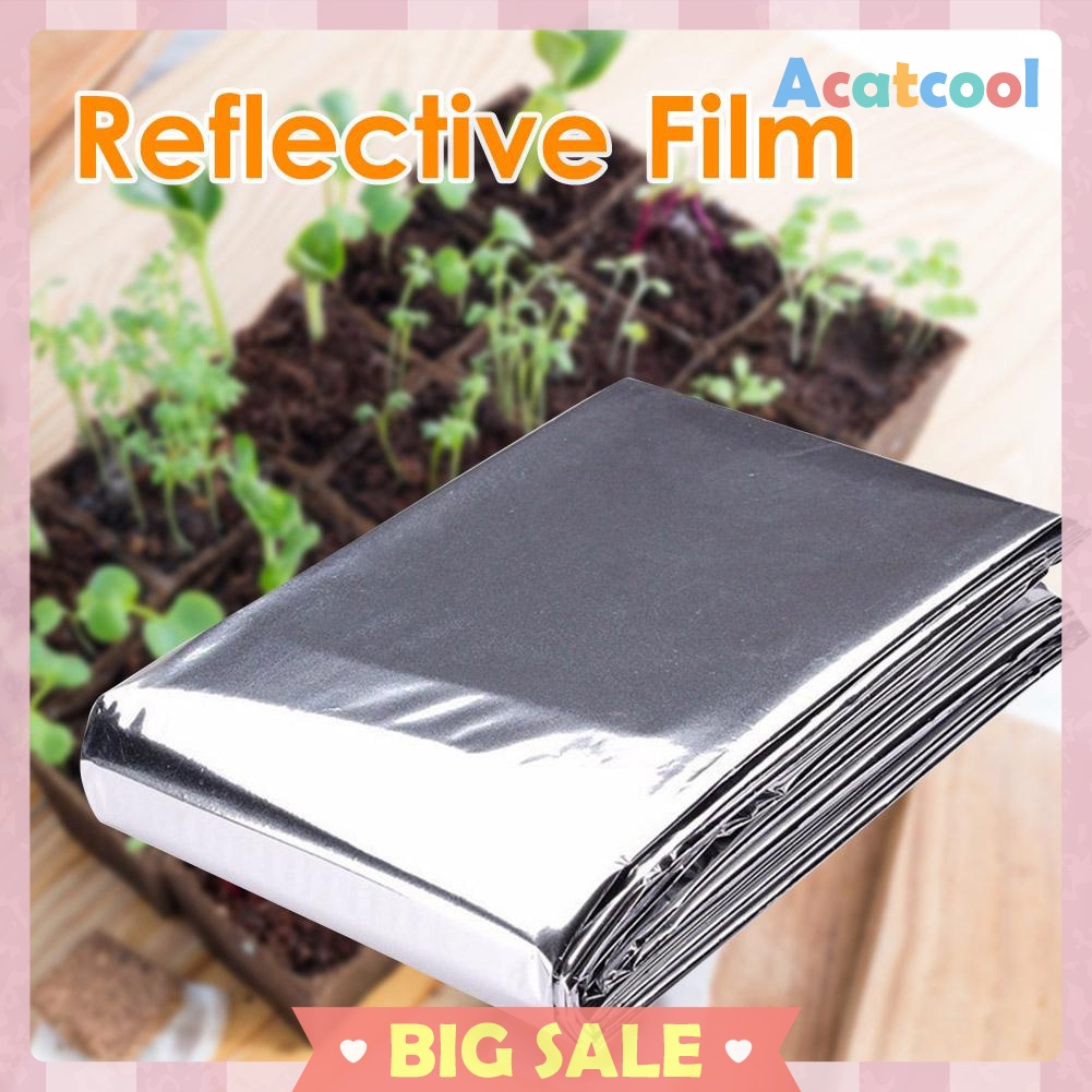 210x120cm Reflective Film Plants Garden Greenhouse Covering Foil Sheets