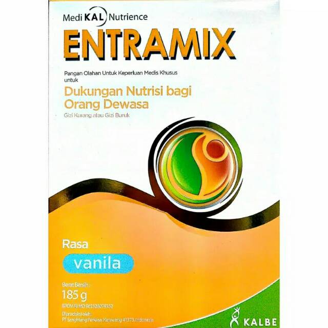 

ENTRAMIX 185GR RASA VANILA / COKLAT