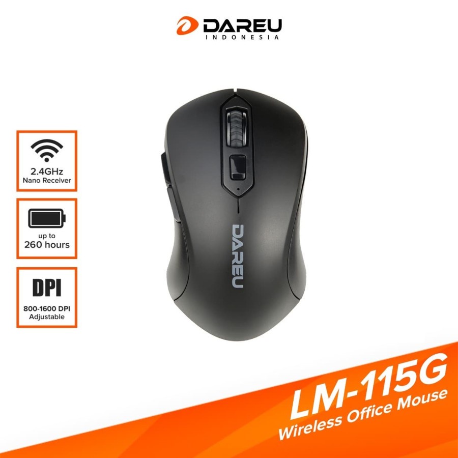DAREU LM-115G Wireless Office Mouse