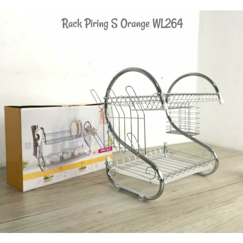 RAK PIRING STAINLESS STEEL TEBAL