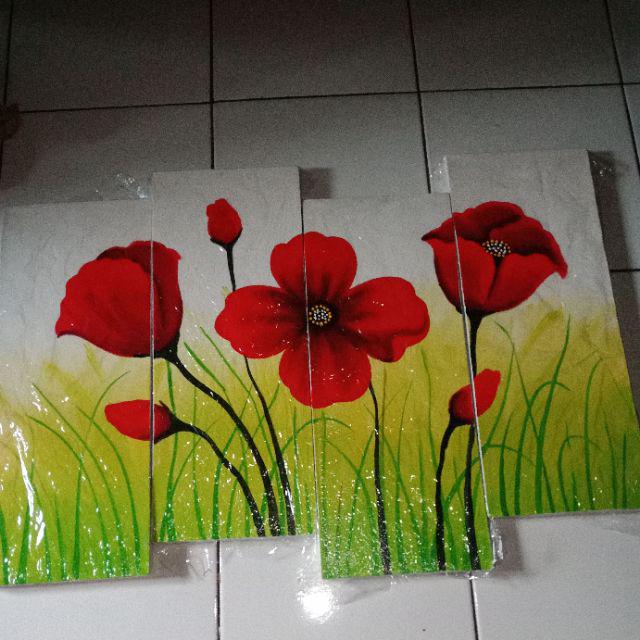 sketsa bunga: Lukisan Bunga Sepatu Simple