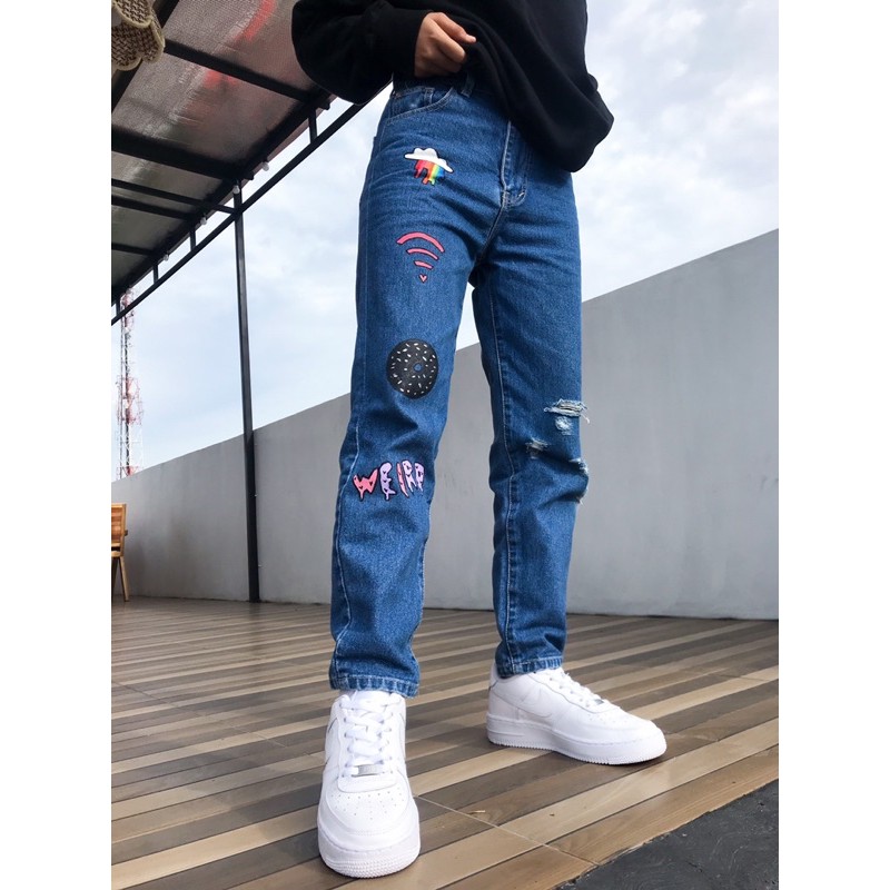 JEANS ART PAINTING CUSTOM