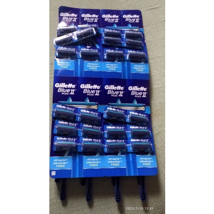 pisau cukur kerikan jenggot gillete ll plus(12)pcs