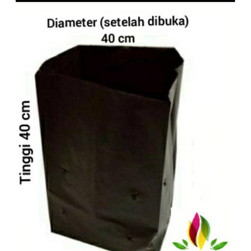 Polybag 40cm x 40cm/20cm - Polibag / Pot Plastik Tanaman / Harga Per pcs