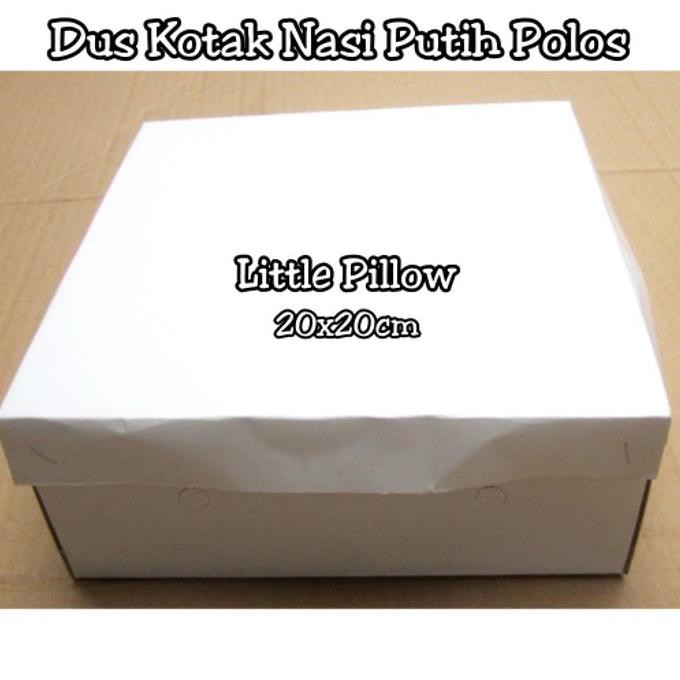 

DUS KOTAK NASI PUTIH POLOS 20X20CM LIP-833