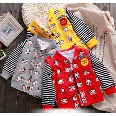 Sweater Jaket Anak Lengan Panjang Paul Frank