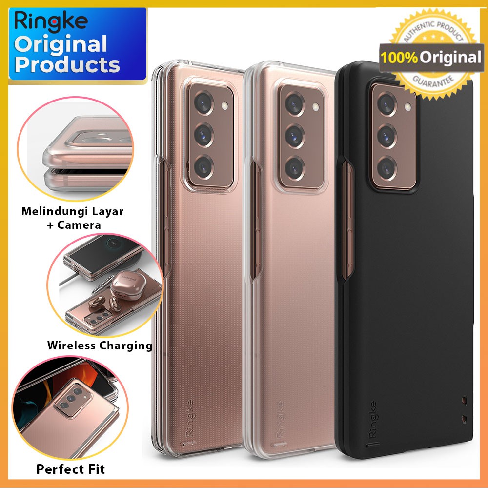 Original Ringke Slim Case Samsung Galaxy Z Fold 2 ZFold2 Casing Hardcase Hard Cover
