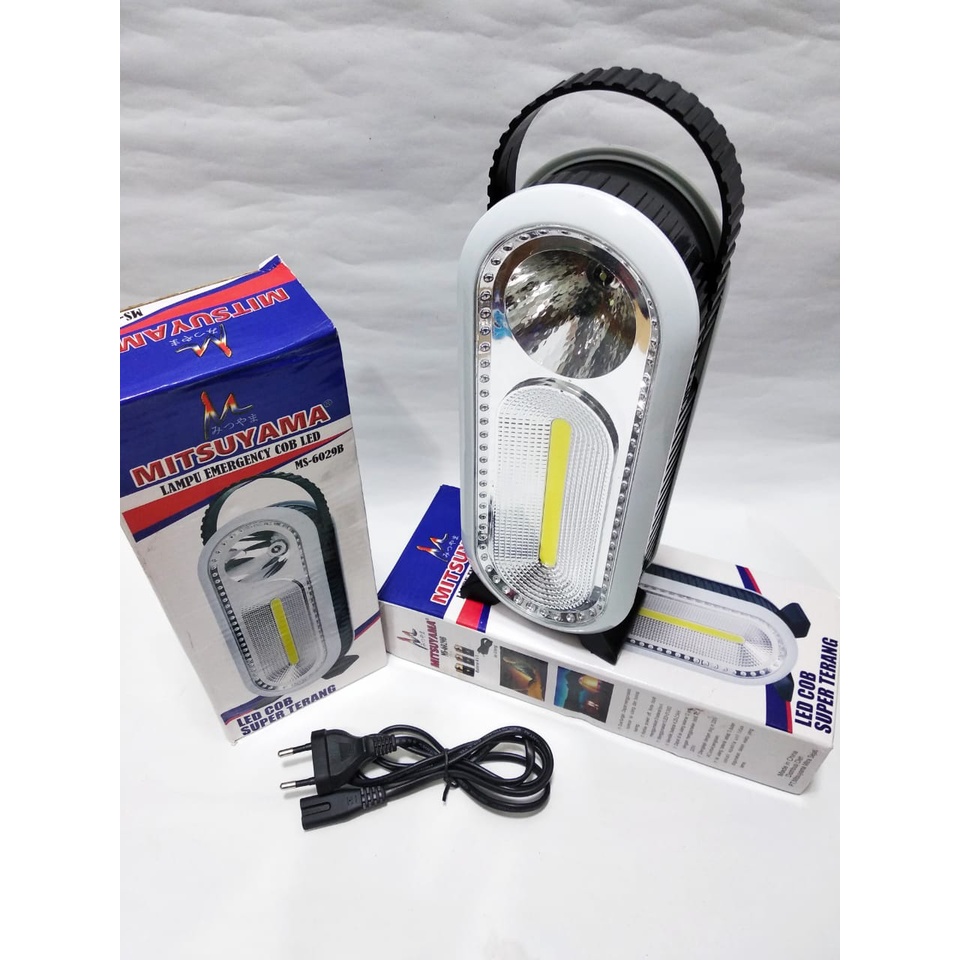 Lampu Emergency Mitsuyama MS-6029B / Lampu Cas Murah Berkualitas Mitsuyama Ms 6029B