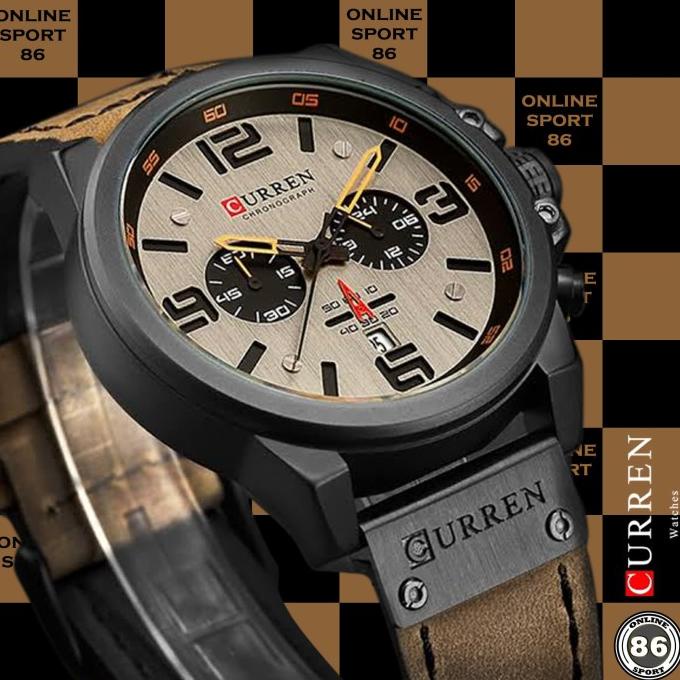 Jam Tangan Pria Curren 8314 Chrono Aktif .