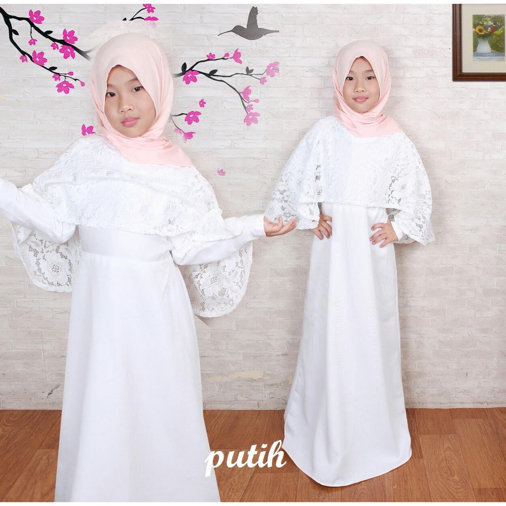 Ada 12 Warna Gamis Anak Tiara Baju Anak Gamis Syari Gamis Murah Gaun Pesta Dress Brukat