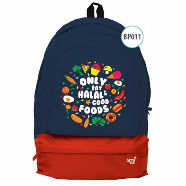 

Tas afrakids BP011 'ONLY EAT HALAL AND GOOD FOOD'