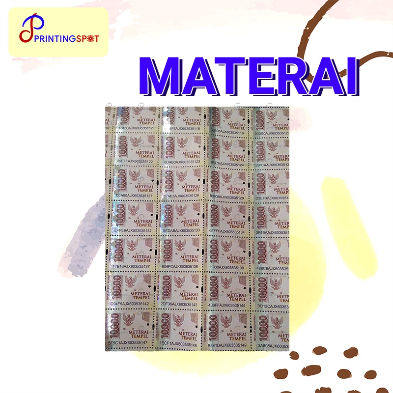

Matrai Materaipos Tempel 10k 10rb 10ribu 10.000 10000 Asli Pos 100% Original