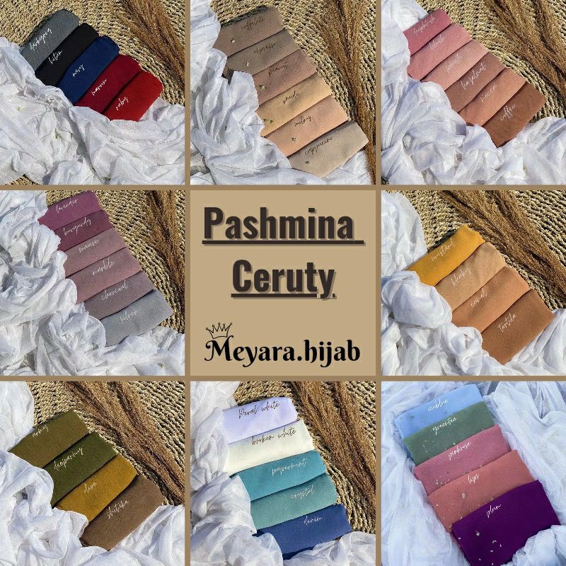 Pashmina Ceruty Meyara