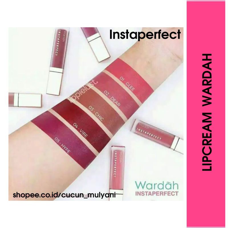 LIPCREAM WARDAH INSTAPERPECT MURAH