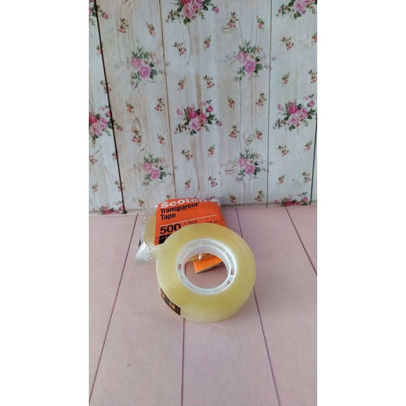 

3M scotch Transparent Tape 500 12mmx33m bening kec