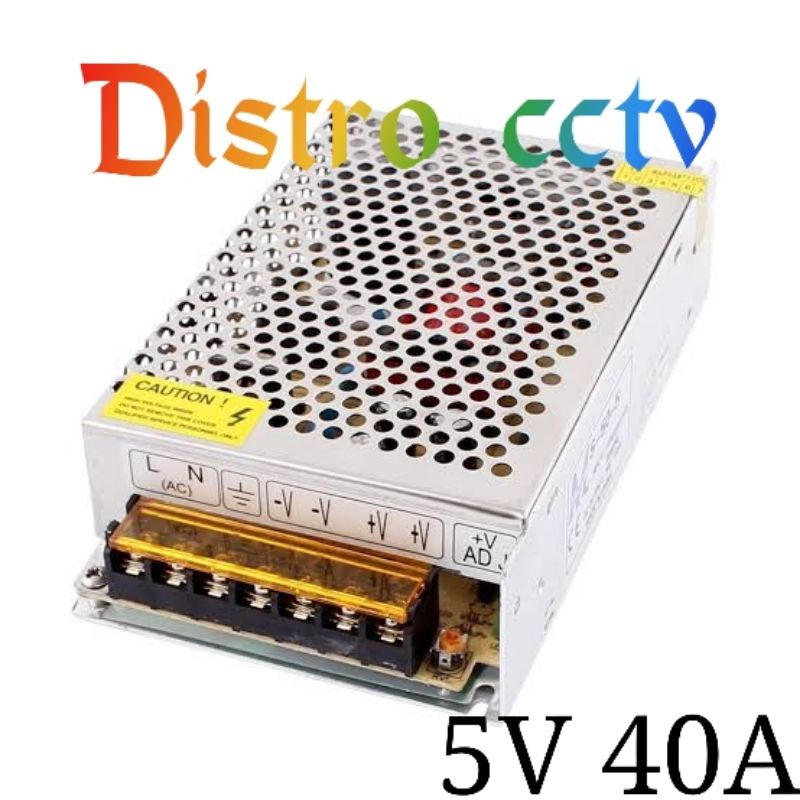 Power Supply Switching 5V 40A High Quality PSU 40 Ampere 5 Volt Power Supply 40 Amper 5 Volt