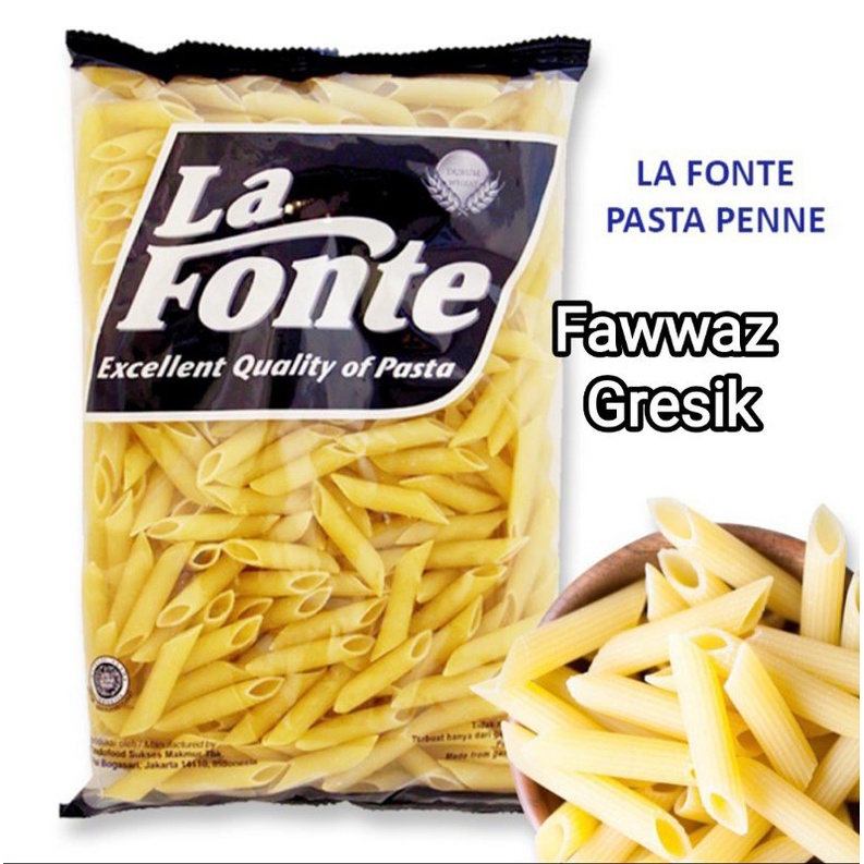 LA Fonte Pasta Penne Ziti Rigate 500gr NO 91 / Pasta Lafonte Penne INSTANT 500 GR