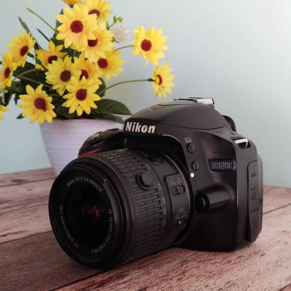 Terbaik [Terlaris Shopee] Kamera Nikon D3200 DSLR Siap Pakai Lcd Bening
Cocok Bagi Pemula dan Youtuber Banyak Bonus