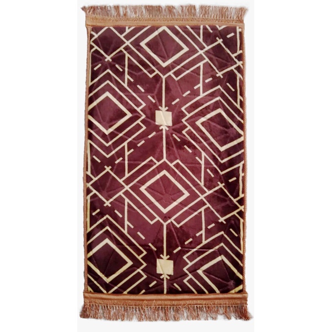 SAJADAH TURKI PREMIUM EMPUK TEBAL 65 X 110 CM ADA ANTI SLIP