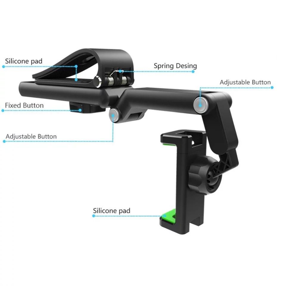 [RO ACC] NVN-CH13 PHONE BRACKET ADJUSTABLE PEGANGAN HP DI MOBIL / MEJA / RUMAH