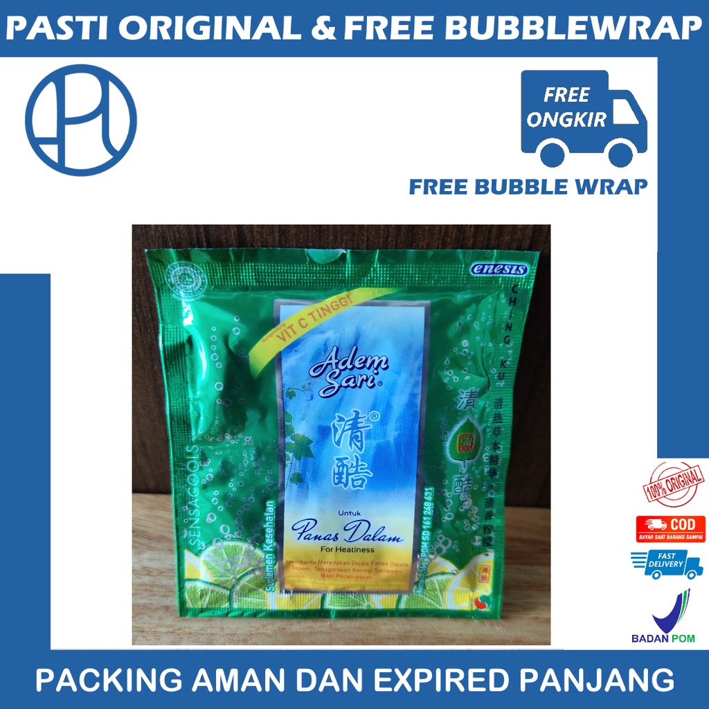 ADEM SARI PER SACHET MENGATASI PANAS DALAM SARIAWAN