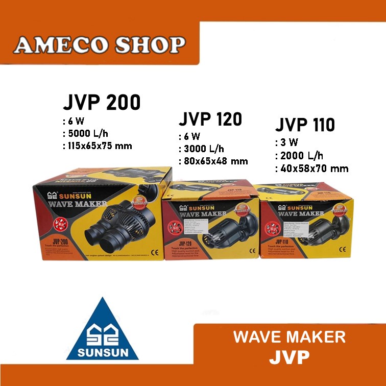 SUNSUN JVP 200 Wave Maker Pembuat Gelombang Arus Aquarium