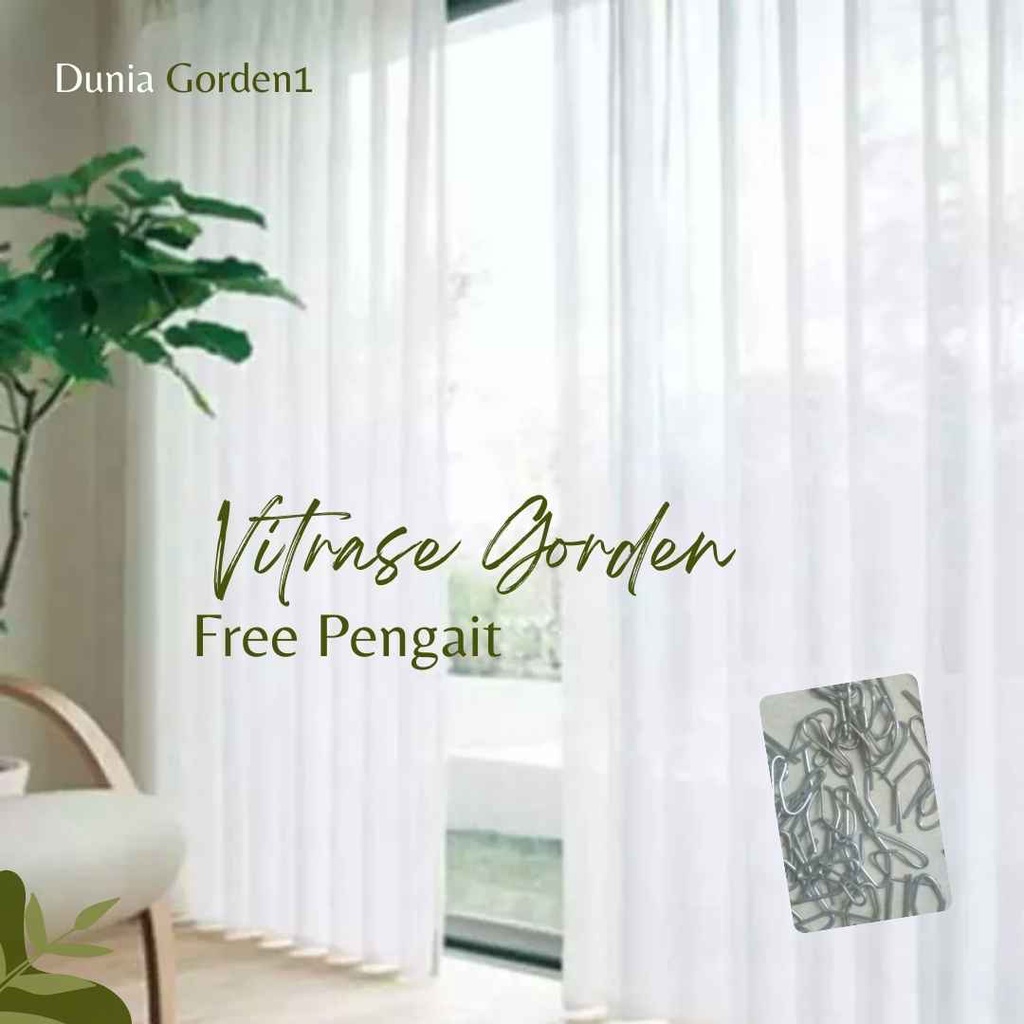 [COD] Gorden Pitrase Poil / Gorden Vitrase Foil / Gorden Jendela Pitrase / Gorden Vitrase Jendela / 