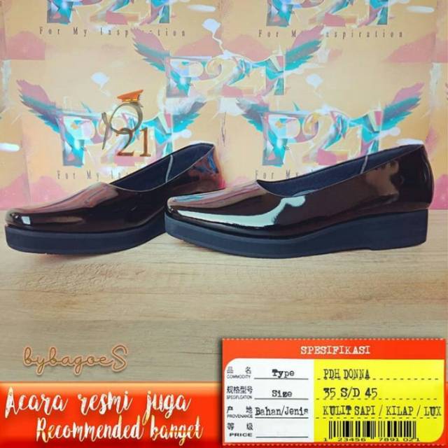 SEPATU PDH DONNA / SEPATU WANITA / MERK P21