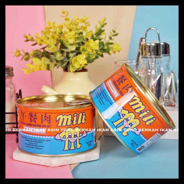 

New Produk Mili Luncheon Pork Canned Meat 397Gram Non Halal Daging Babi - 397Gram Makanan Instan